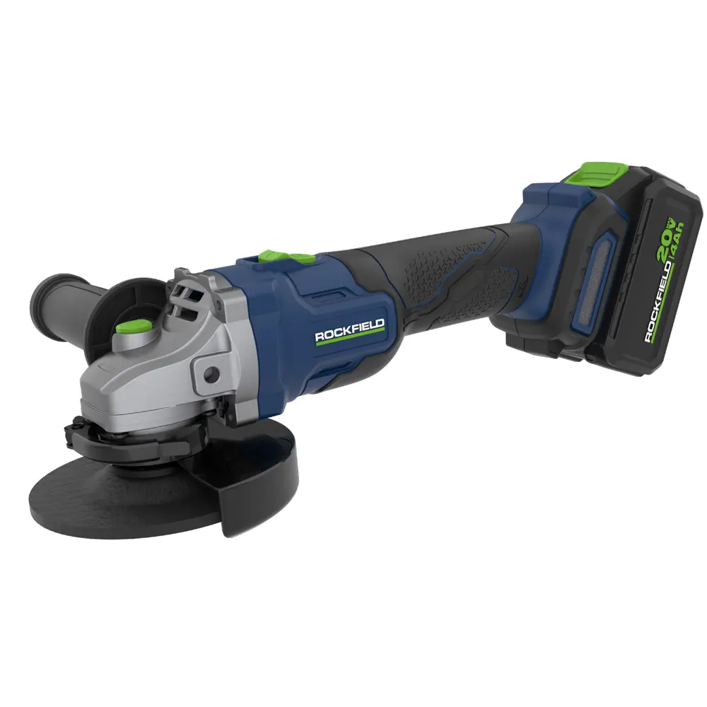 Аккумуляторная углошлифовальная машина Rockfield RF2204BK с кейсом 89366512 STLM-1448287