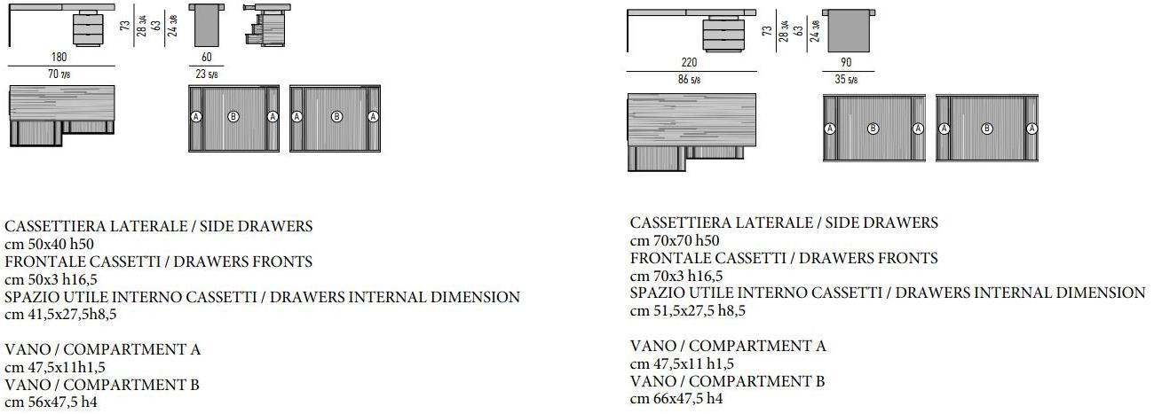 Minotti стол письменный Carson sun-id-1432582 - Вид №3