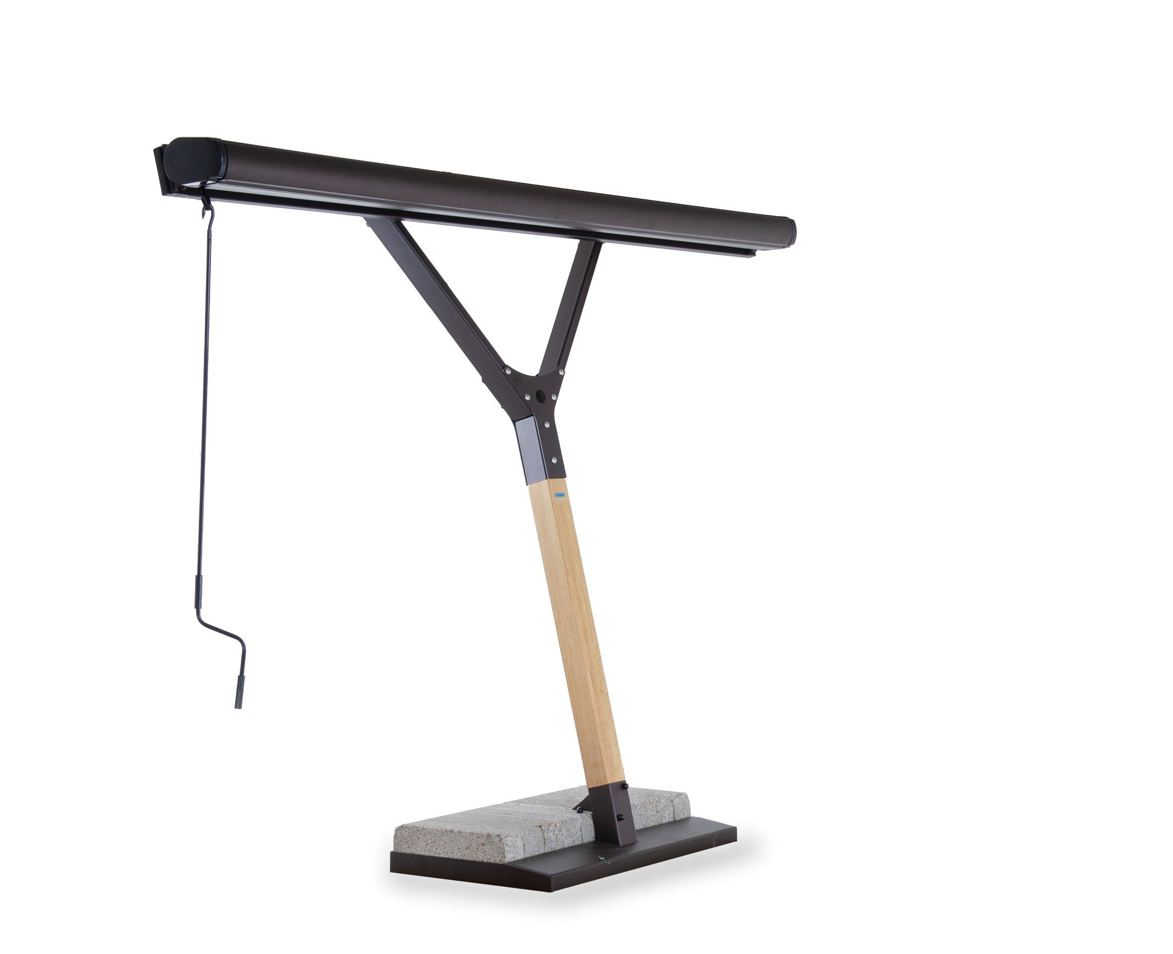 Прямоугольный зонтик из оцинкованной стали и ироко Unopiù Саленто ARCH-00057561 - Вид №7