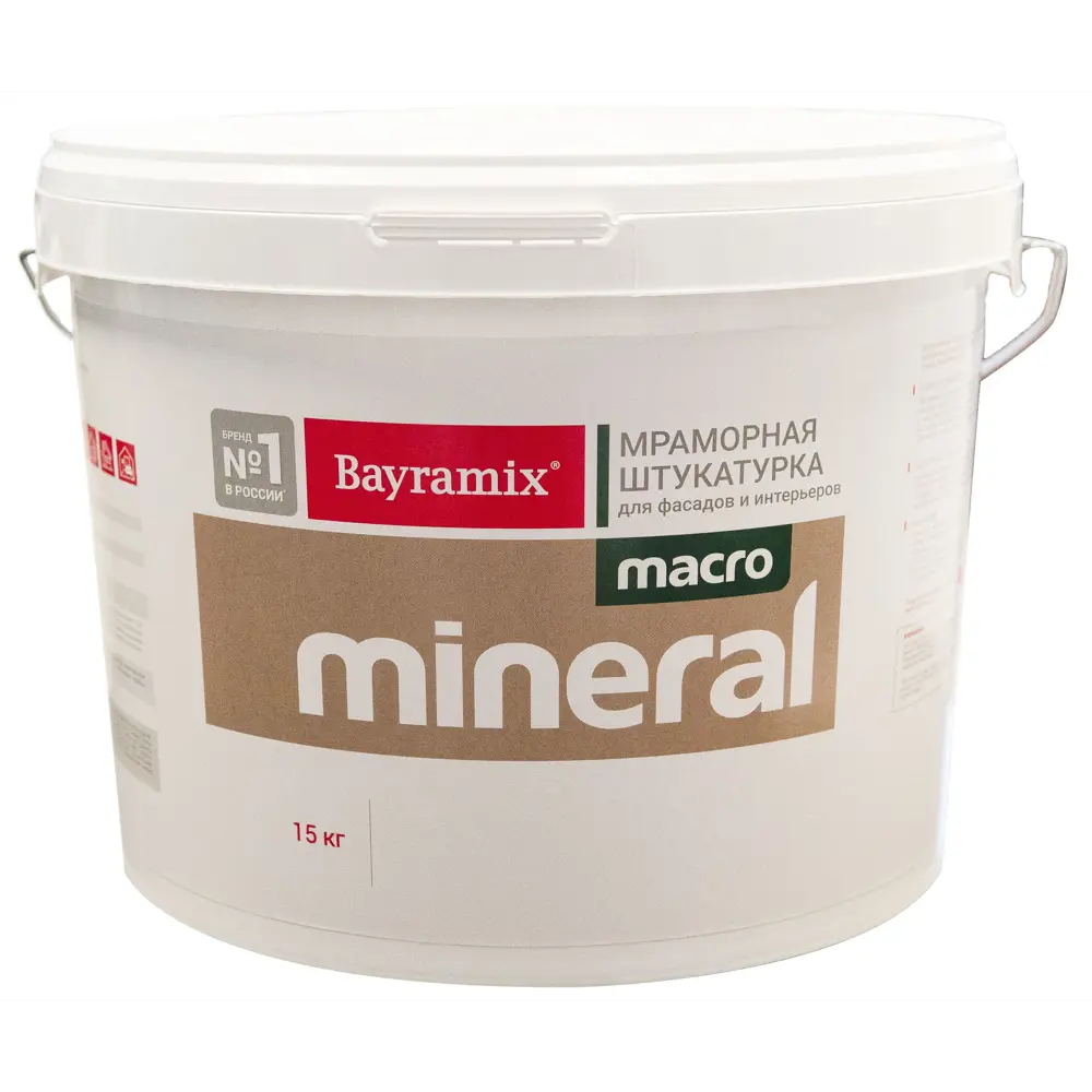 Декоративная штукатурка Bayramix Macromineral для фасадов и интерьеров 87506250 STLM-1573830