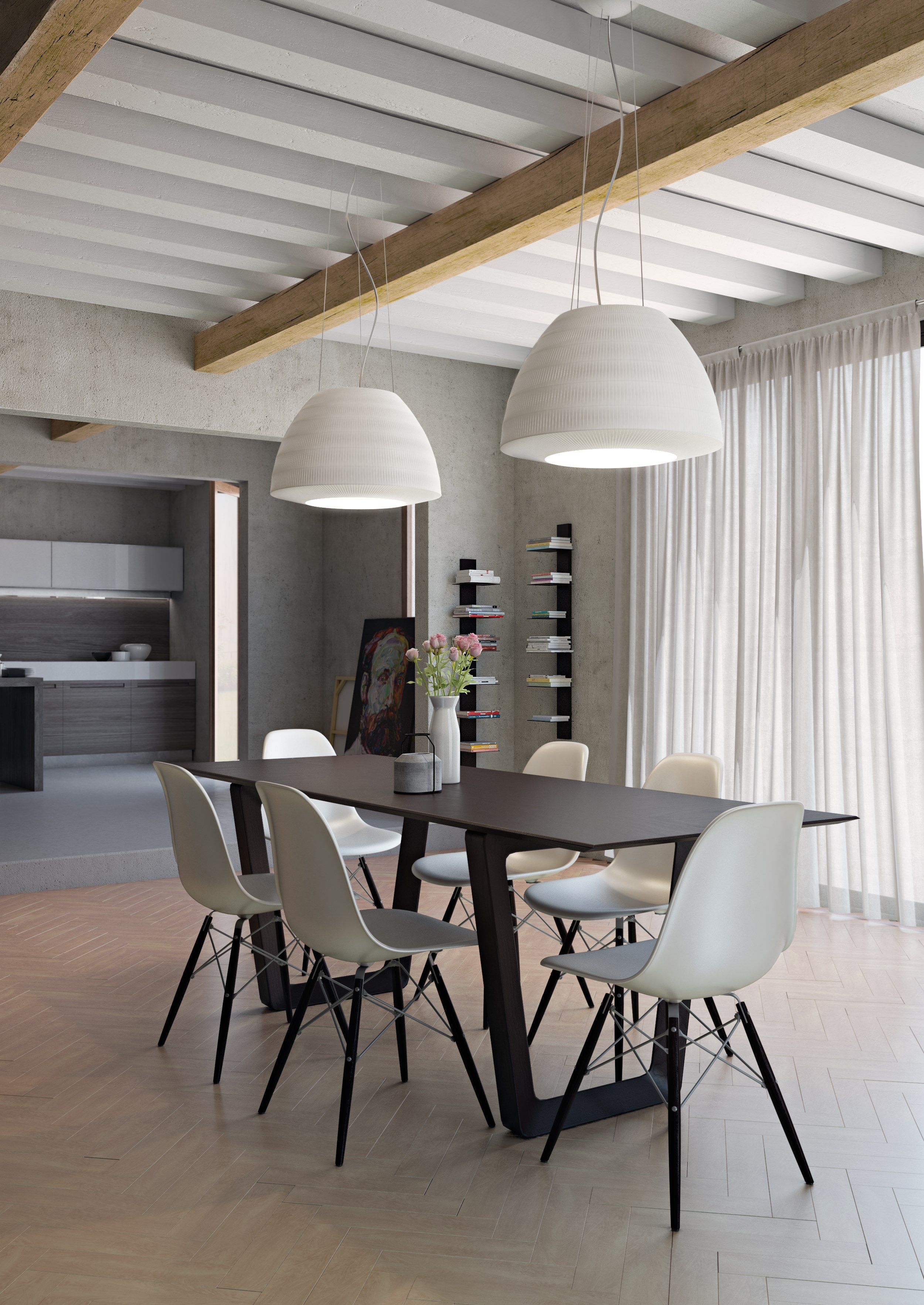 Ткань подвесной светильник AXOLIGHT ARCH-00052227 - Вид №5