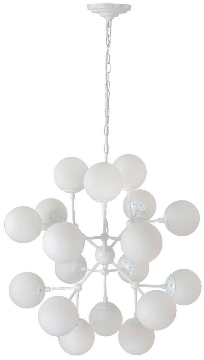 92716429 Люстра потолочная Medea White SP18, 18 ламп, 60 м², цвет белый STLM-0539038 CRYSTAL LUX