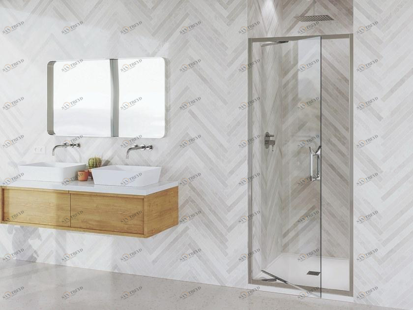 Flair Showers Распашная стеклянная дверь для душа Eto Etoif90sc