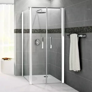 Боковая панель 90 см GIADA F2B Novellini GIADA с белым профилем