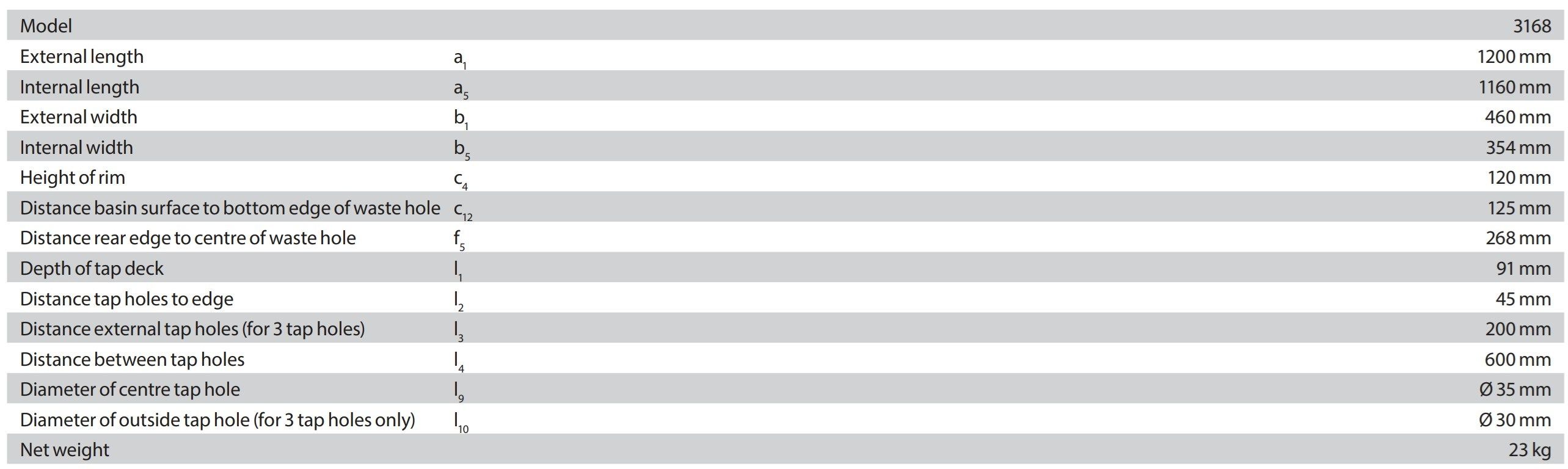 Двойная эмалированная стальная подвесная раковина KALDEWEI чистый ARCH-00029694 - Вид №3