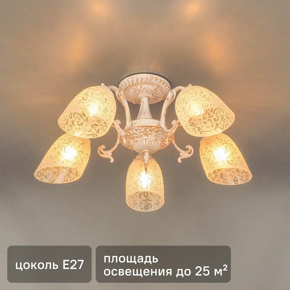 Люстра Eurosvet Ева — классическое потолочное освещение для уютных помещений 17150494 STLM-0007562