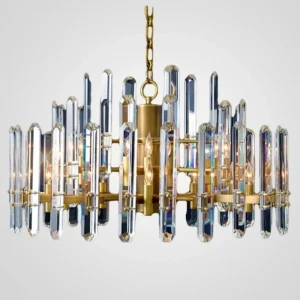 91050589 Люстра подвесная ImperiumLoft 74936-22 Restoration Hardware BONNINGTON 18 ламп 48 м² цвет золотой STLM-1380904