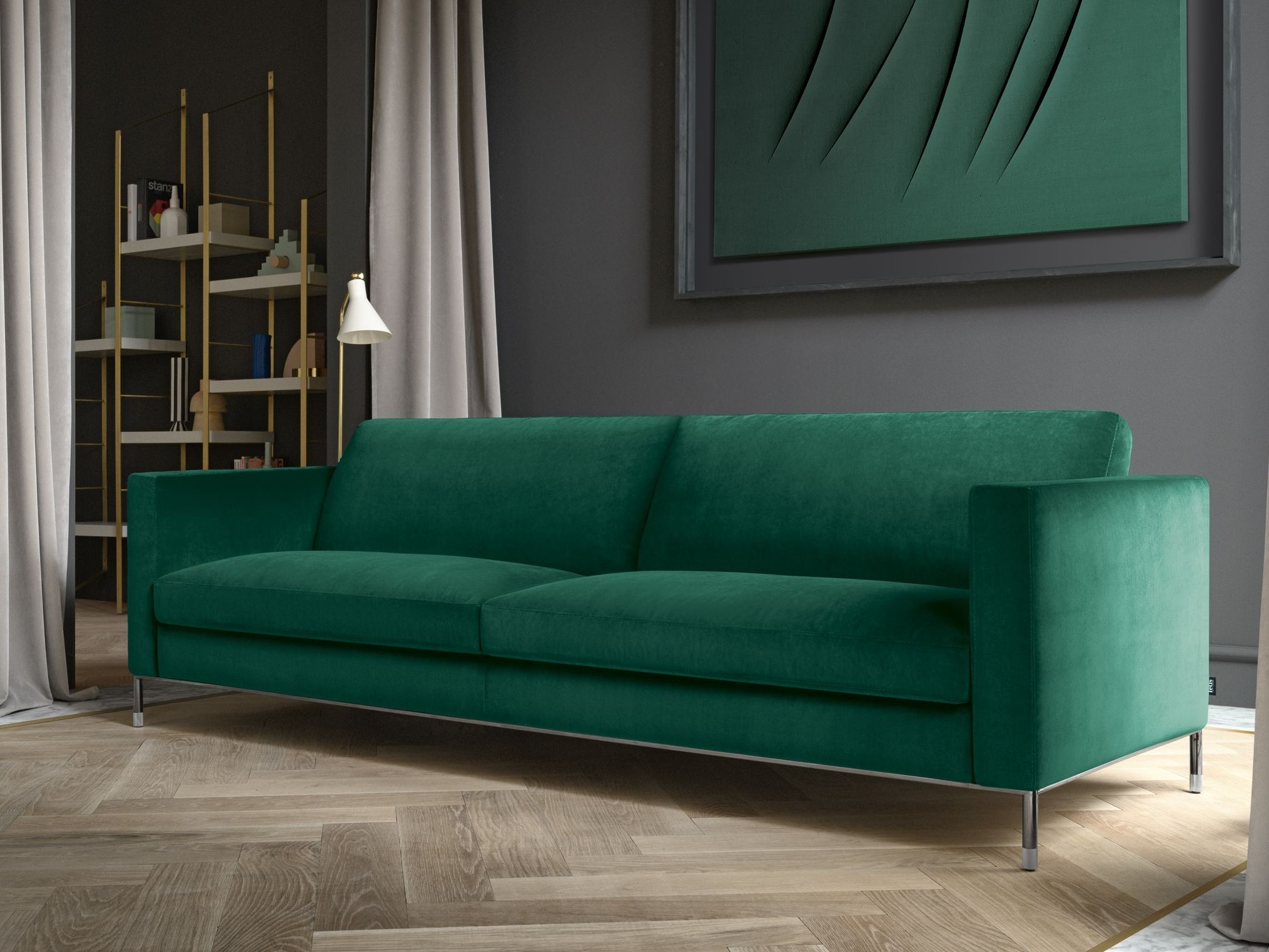 3-местный тканевый диван Felis Softliving ARCH-00041389 - Вид №2