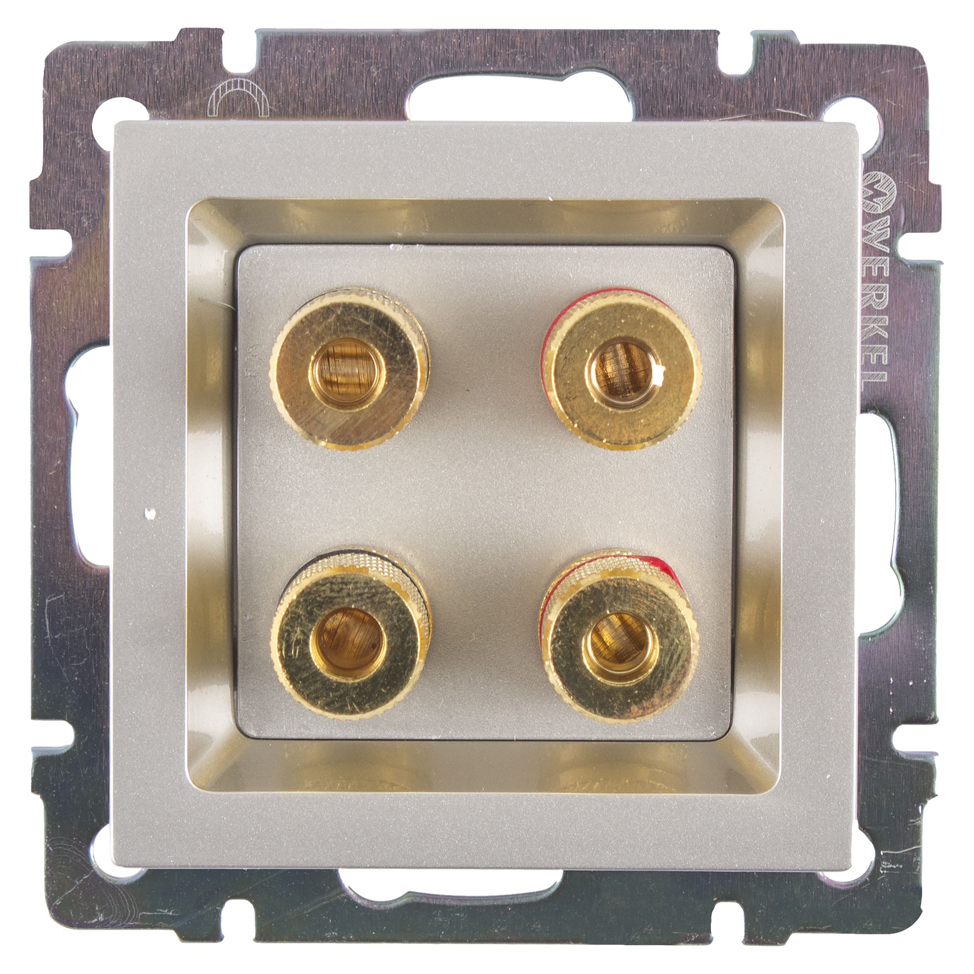 Аудиорозетка Werkel для скрытого монтажа акустики 17782141 STLM-0008605