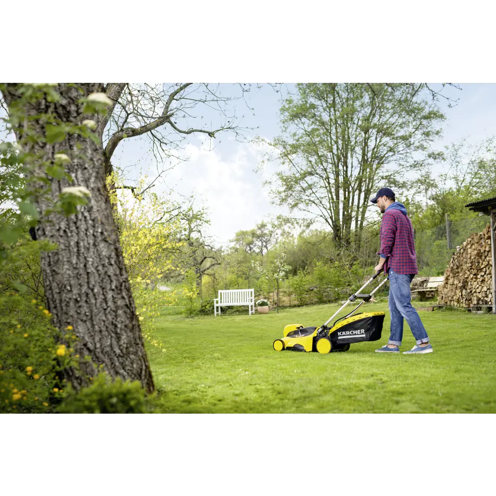 Газонокосилка аккумуляторная Karcher LMO Battery 36-46 36 В 46 см АКБ и ЗУ не входит в комплект STLM-2157544 - Вид №1