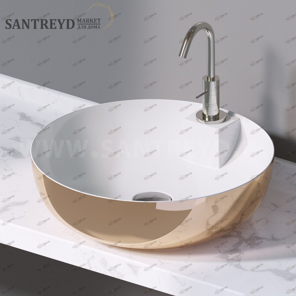 L605255 Накладная раковина на столешницу  круглая A. e T. Italia ELITE AeT ITALIA