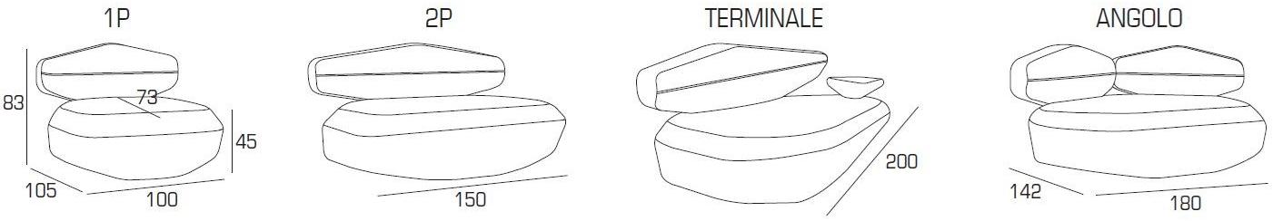 Adrenalina Кресло из ткани Big sofa sun-id-1453129 - Вид №5