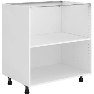Konsensa Белый напольный кухонный шкаф 80x77x56 см с регулируемой полкой 89410808