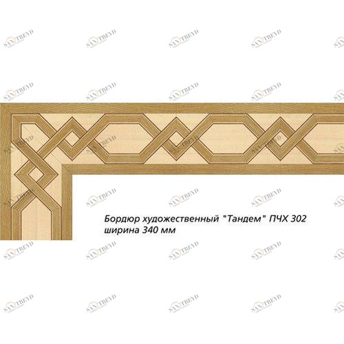 Художественный паркет Da Vinci Паркетный Бордюр 26-042 Орех Европейский (Грецкий) Селект (Гладкая) х мм 26011042
