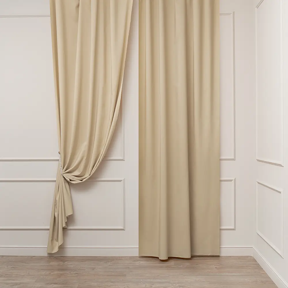 Ткань 1 м/п Fodera сатен 300 см цвет песочный TEX REPUBLIC STLM-2100882 - Вид №3