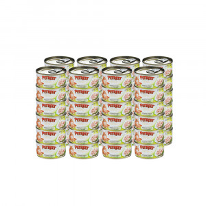 ПР0019083*48 Корм для кошек куриная грудка со спаржей конс. 70г (упаковка - 48 шт) PETREET