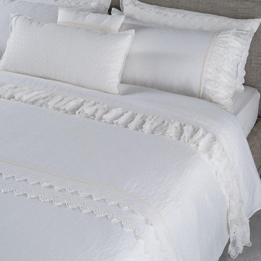 LA FABBRICA DEL LINO Наволочка из льняной ткани Decor sun-id-1475212 - Вид №2