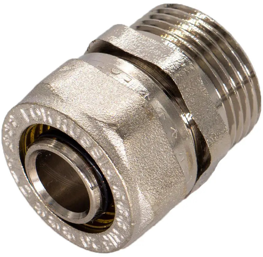 90368225 Муфта комбинированная СТМ 1/2"x20 мм НР латунь STLM-0810707