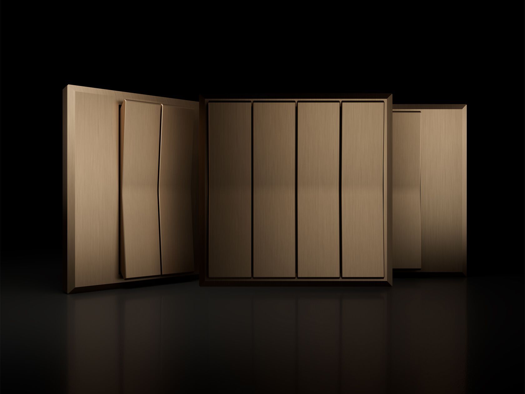 Кнопка с термостатом и датчиком влажности EKINEX эпоха ARCH-00116973 - Вид №1