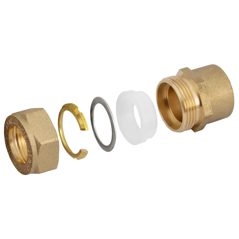 Муфта обжимная Stahlmann 15×1/2" для гофрированных труб 82650017 STLM-0032848 - Вид №1