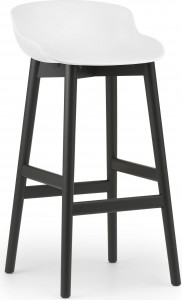604401 Барный стул 75 см Дуб Черный / Белый Normann Copenhagen Hyg