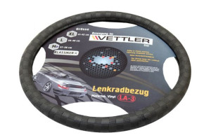 16284451 Оплетка на руль KLASSIKER L 39-40 см, классика, Волга винил Серый LLA3grey VETTLER