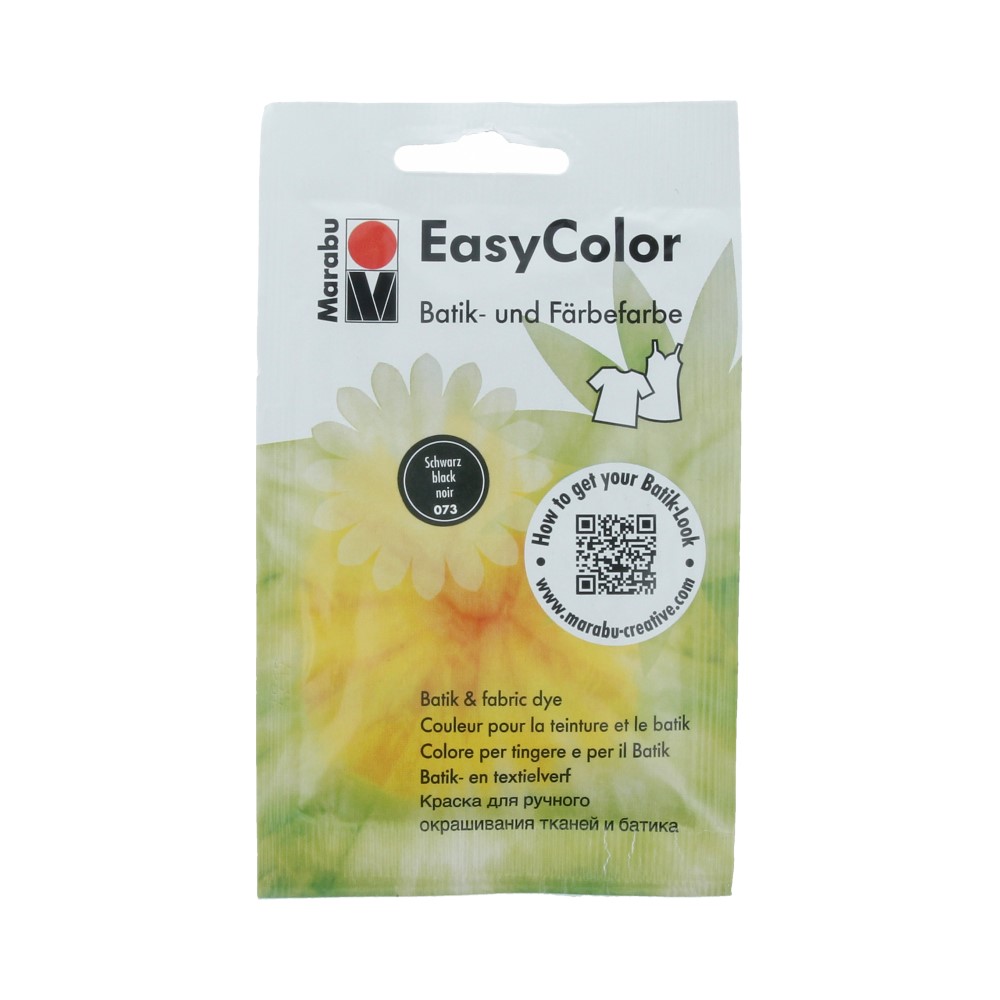 17350022073 Краски для окрашивания ткани вручную Easy Color 25 г чёрный Marabu 