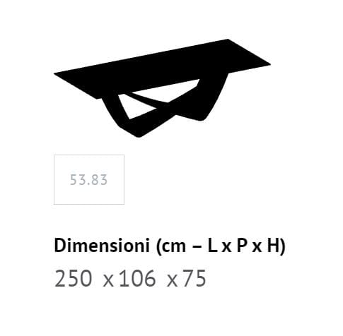 Бочковый стол со стальным основанием и столешницей из Супермармо Bontempi Casa Bach ARCH-00142222 - Вид №19