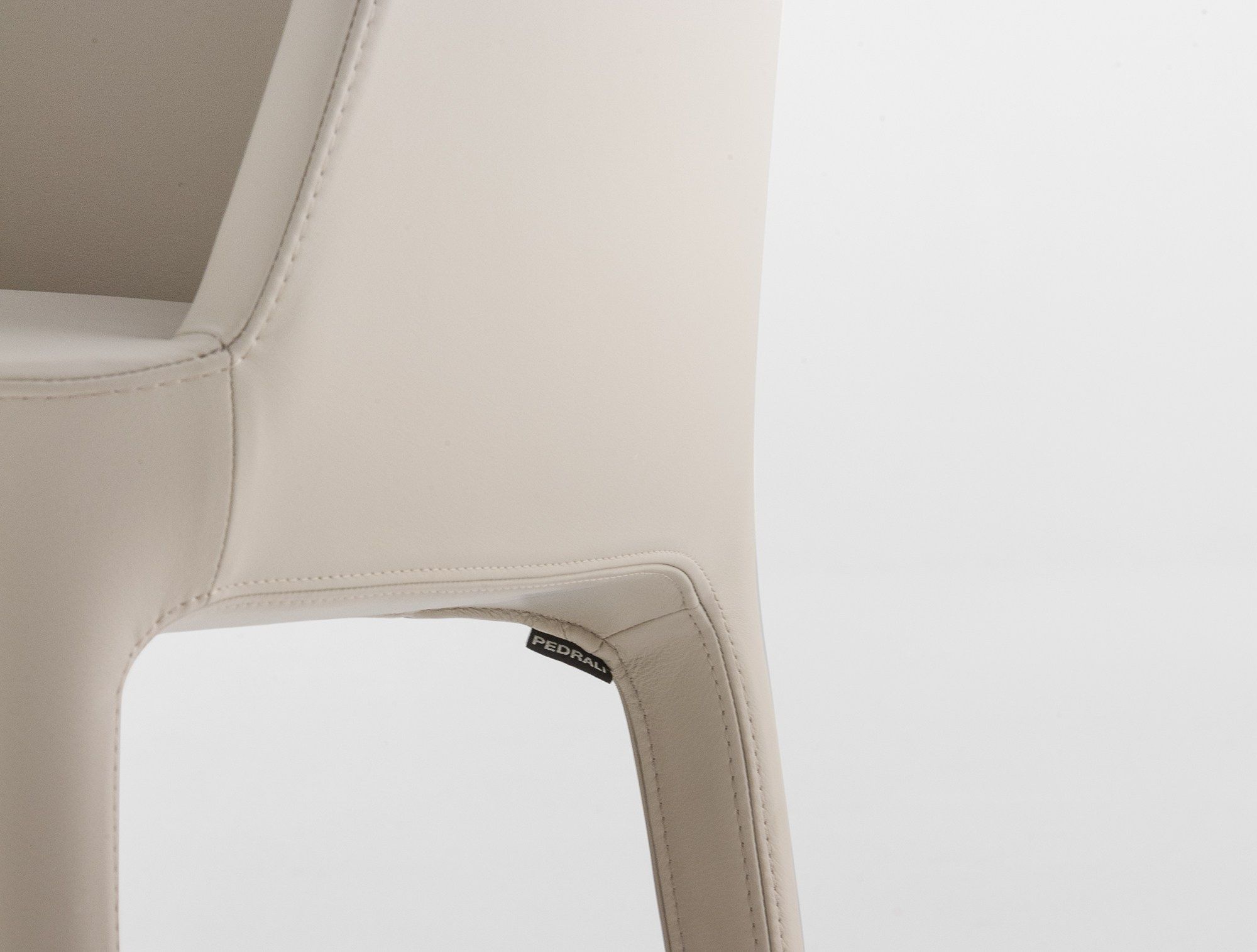 Кожаный мягкий стул для ресторана Pedrali ARCH-00031105 - Вид №14