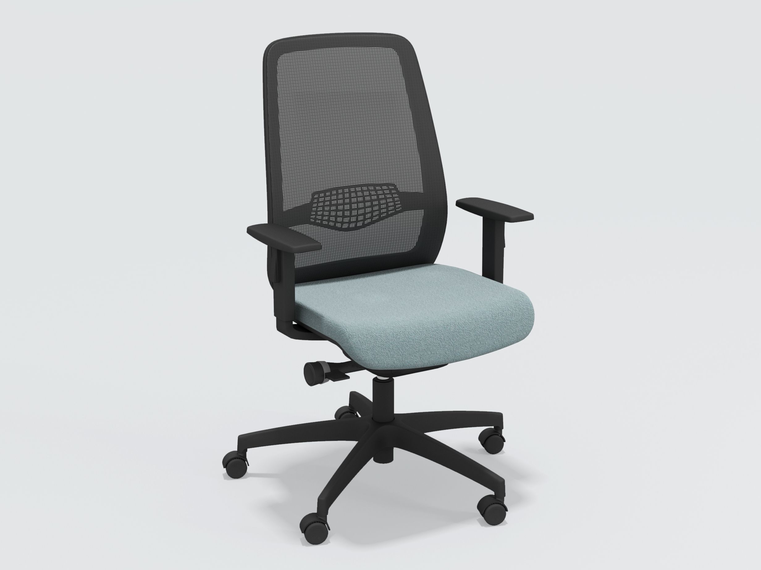 Поворотный операционный офисный стул с подлокотниками Ares Line Paddle ARCH-00079046 - Вид №1