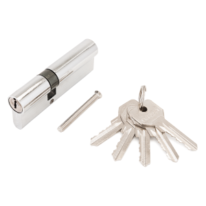 90327565 Цилиндр Z.I.90-5K CP 30x10x50 мм, ключ/ключ, цвет хром STLM-0186274 СТАНДАРТ