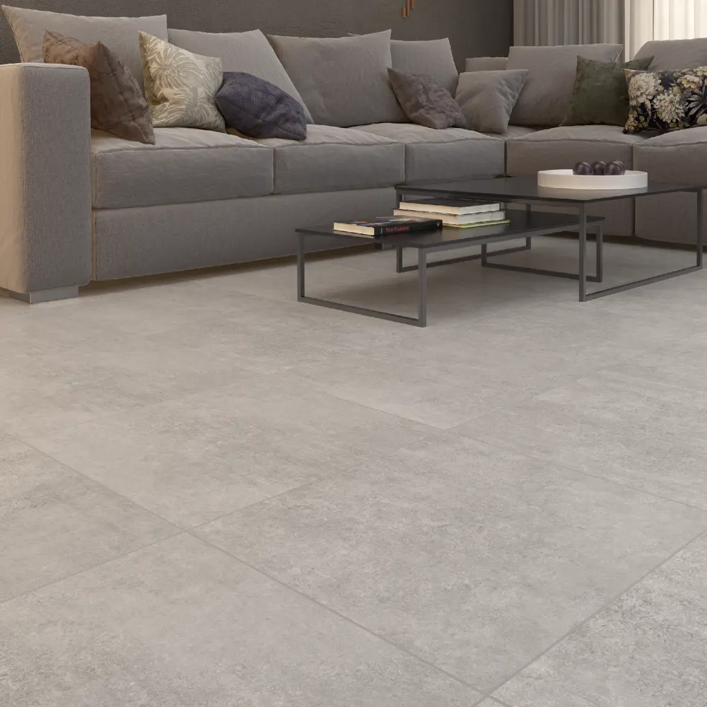 Керамогранит Шахтинская Плитка Гермес 40x40x0.8 см 1.6 м² матовый цвет серый STLM-2135037