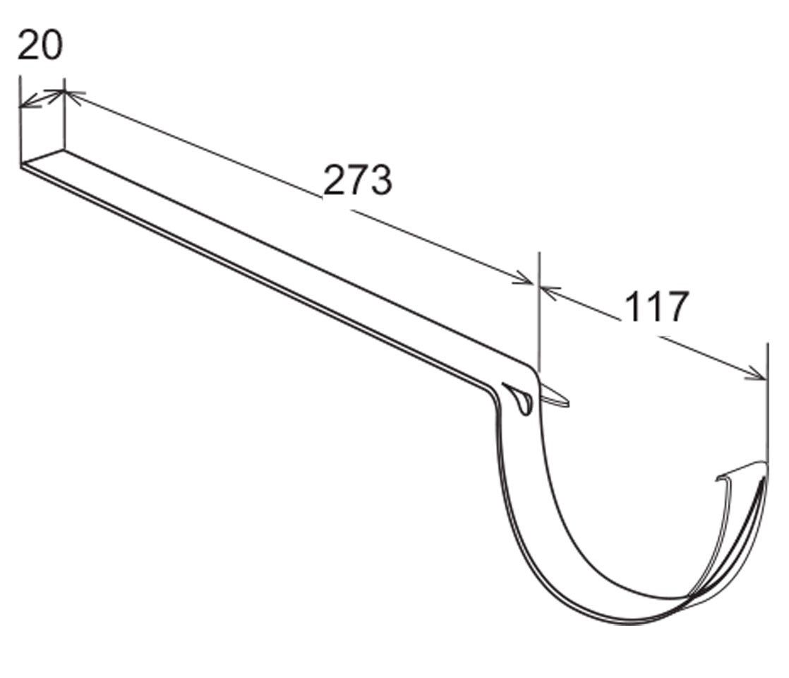 Окрашенный листовой аист для желоба 100 First Corporation First Plast ARCH-00152731