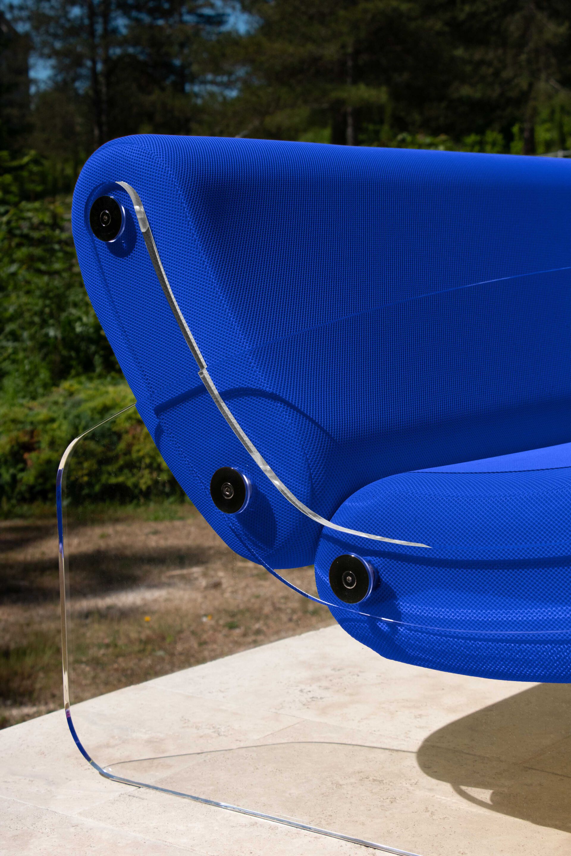 Кресло из ПММА и ткани с подлокотниками KUUMO MW03 ARCH-00110412 - Вид №7