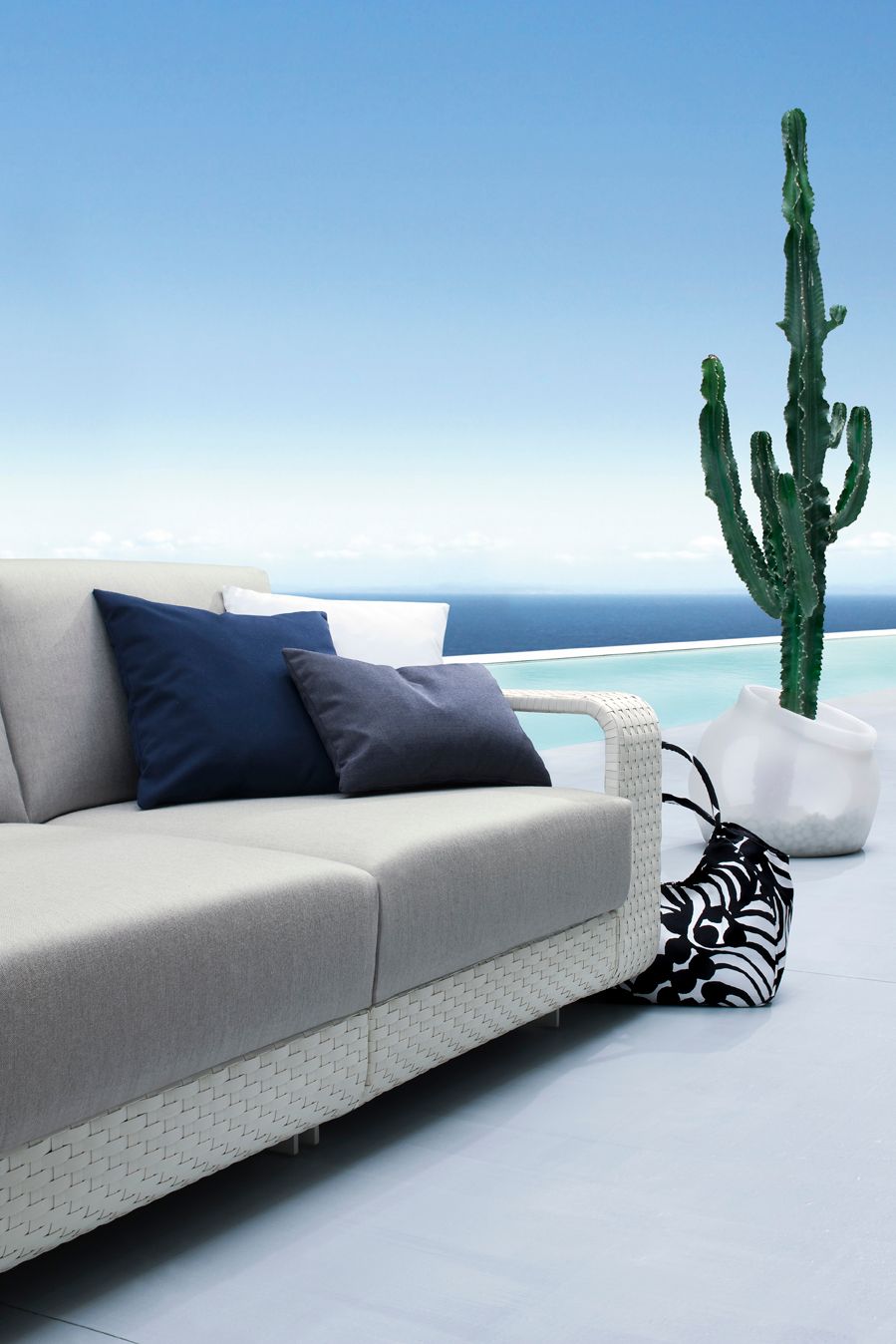 4-местный алюминиевый модульный садовый диван Roberti Hamptons ARCH-00061173 - Вид №2