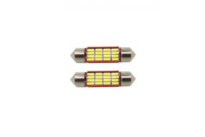 16723166 Светодиодные автолампы C5W-31, 12 В,1.7 Вт, 6000 K, 40 Лм, Chip 4014, 12SMD, CANBUS 0240433009 SVS
