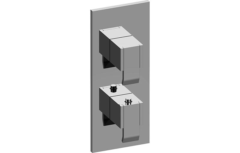 E-8048-LM38E0-T Планка M-Series с 2 ручками - Внешняя часть GRAFF Qubic