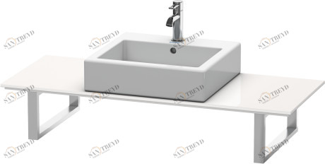 XL028C02222 X-Large Консоль для накладных раковин и встраиваемых умывальников Белый глянцевый декор Duravit