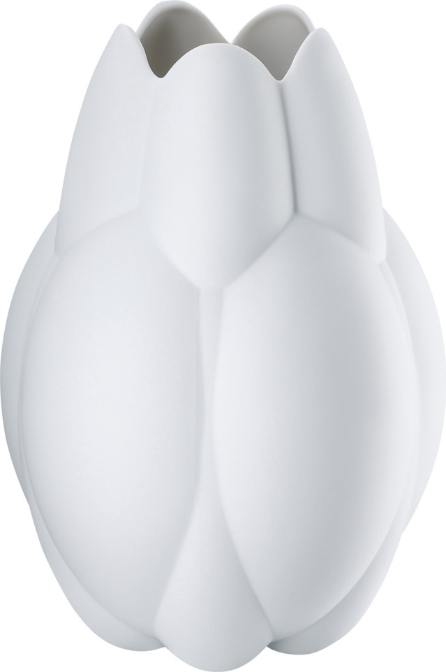 10640549 Rosenthal Ваза Rosenthal Суть 20см, фарфор, белая, матовая (Седрик Раго) Фарфор 