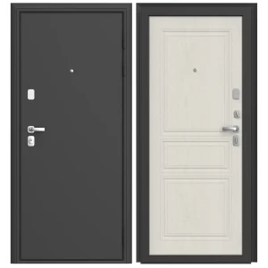 Дверь входная металлическая Премиум Плюс 99x205 см правая дуб белый