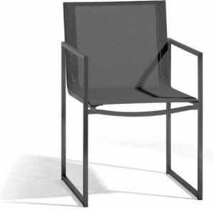 Стул лава текстиль черный Manutti Latona