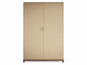 Шкаф распашной двухдверный молочный Case THE IDEA  210352 Дуб сонома;бежевый