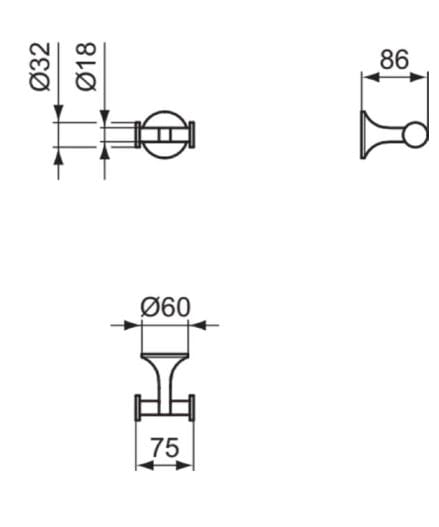 Металлический халат Ideal Standard La Dolce Vita ARCH-00022738 - Вид №8