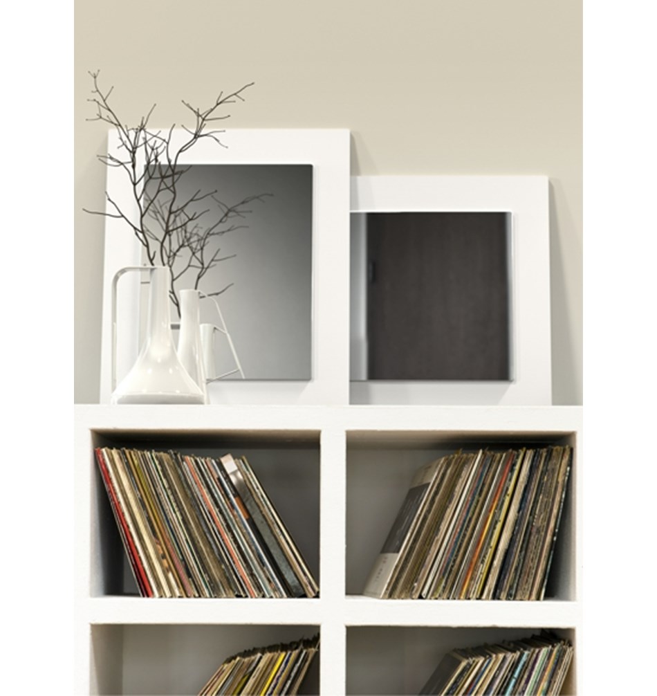 FROST Зеркало 4124, 60x100cm » белое Алюминий Белый U4124-W  - Вид №2