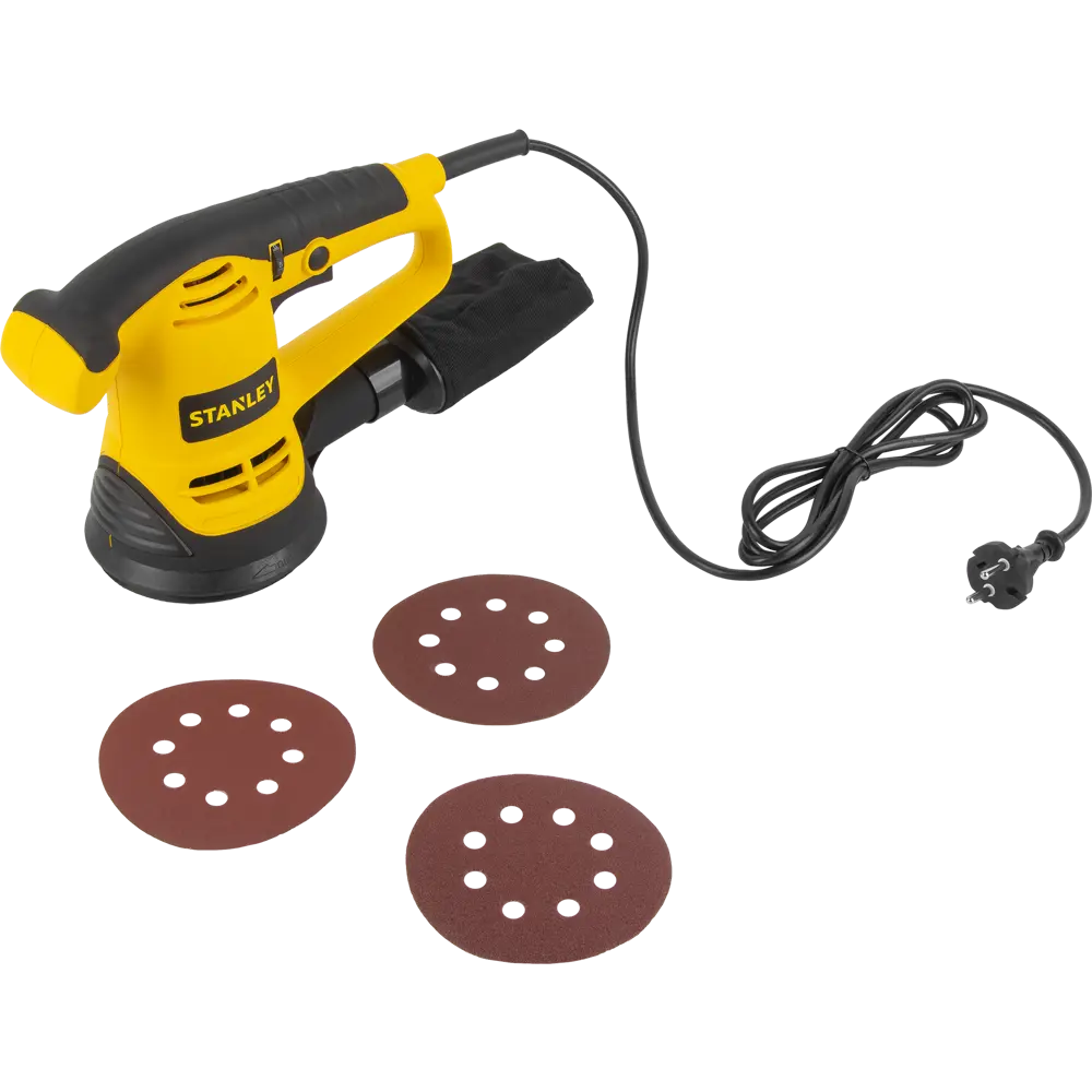 Эксцентриковая шлифмашина Stanley SRS480, 480 Вт, 125 мм 84802712 STLM-2019223  - Вид №4