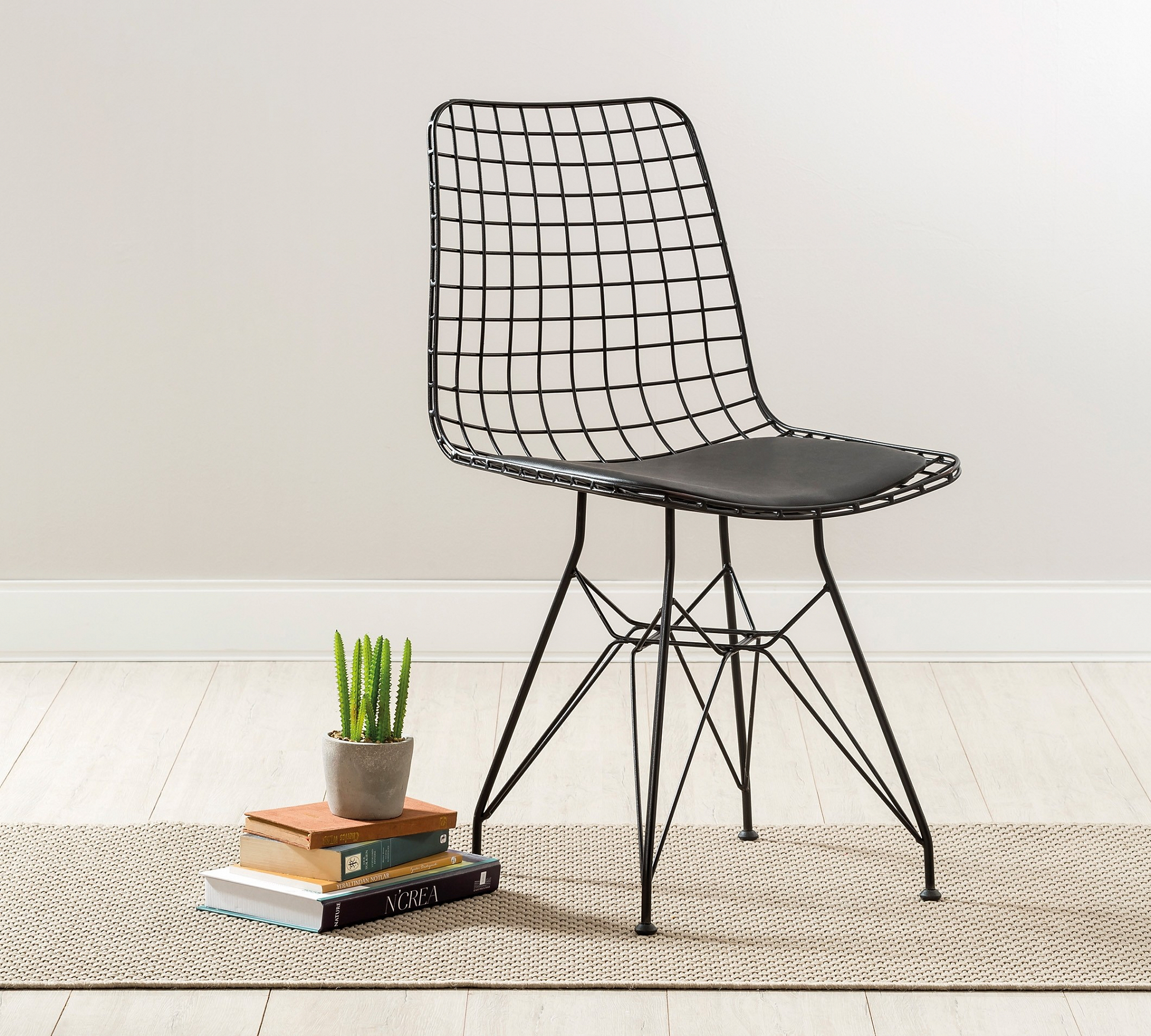 Стул черный на металлических ножках Dark CILEK DARK METAL 00-3832557 Черный Santreyd  - Вид №3