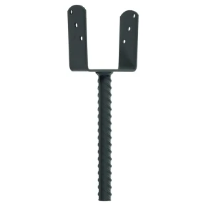 Основание колонны бруса на 200 мм 100х100 мм цвет серый