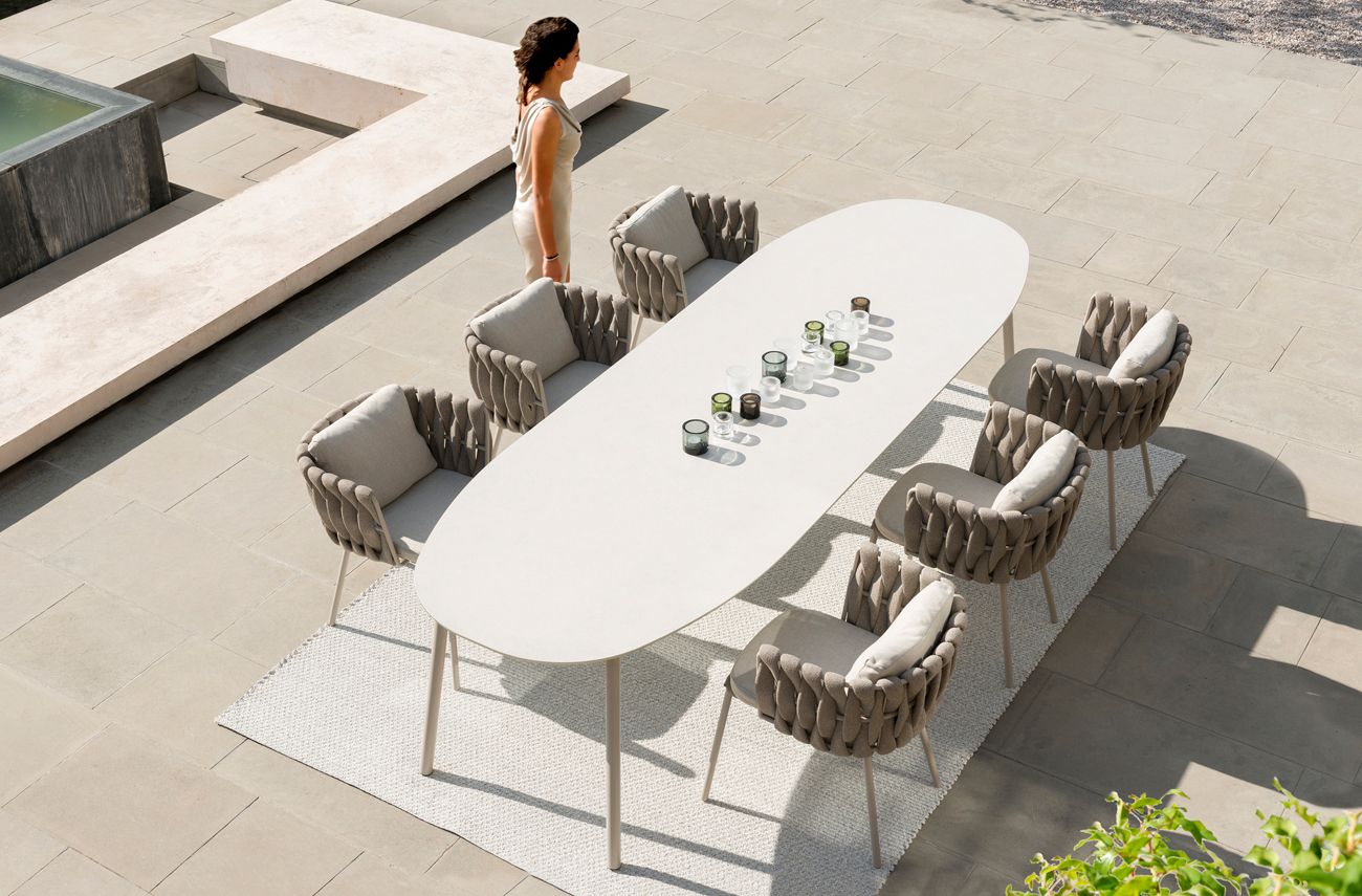 Садовый стул с тканевым подлокотником TRIBÙ Tosca ARCH-00065553 - Вид №7