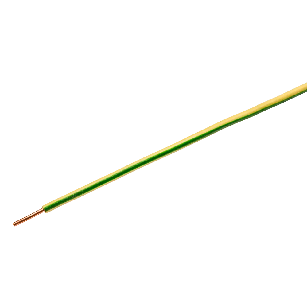 Провод Камкабель ПУГВ 1x2.5 мм на отрез ГОСТ цвет желтый STLM-2174742