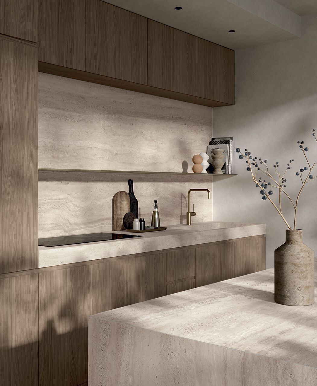 Напольное / керамогранит с эффектом травертина CERAMICA FONDOVALLE Royal Travertino ARCH-00102584 - Вид №2